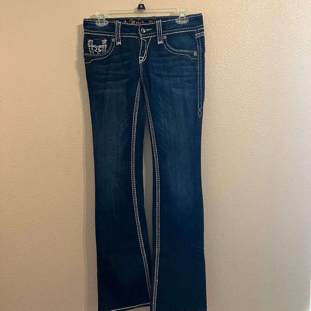 NWOT Rock Revival Molly Boot Cut Dark Denim Size 28 Jeans